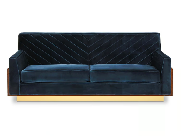 AFONSO - 3 seater velvet sofa _ ROYAL STRANGER